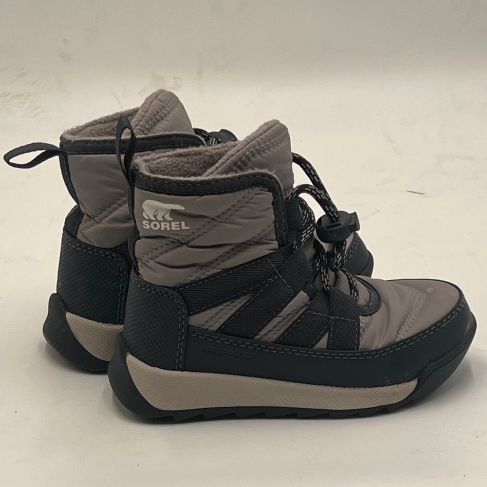 Sorel Kids' Grey and Navy Winter Boots